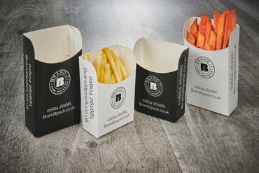 Nested Open Fries Boxes