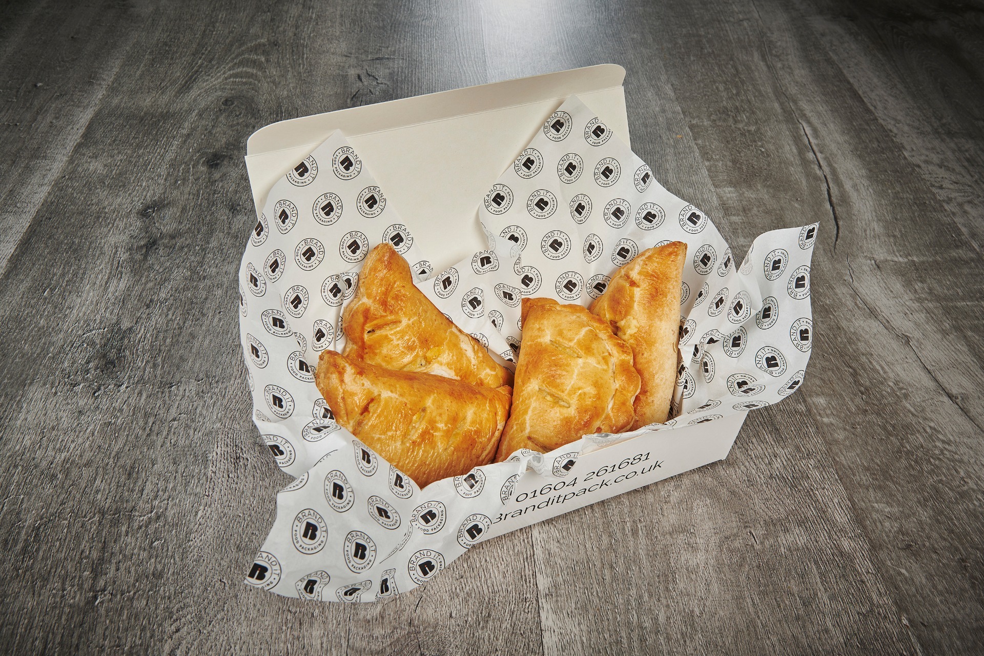 Branded grease proof paper